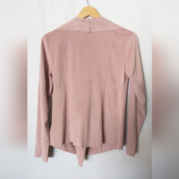 Mote Pink Barbiecore Soft Dusty Rost Blazer Jacket Size Small - Picture 3 of 3